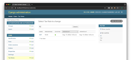 Model Setup Tax 3